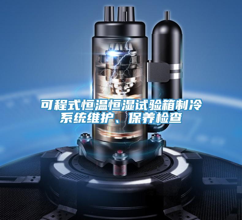 可程式恒溫恒濕試驗(yàn)箱制冷系統(tǒng)維護(hù)、保養(yǎng)檢查