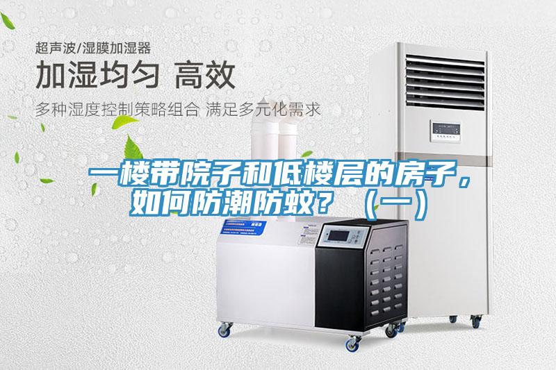 一樓帶院子和低樓層的房子，如何防潮防蚊？（一）