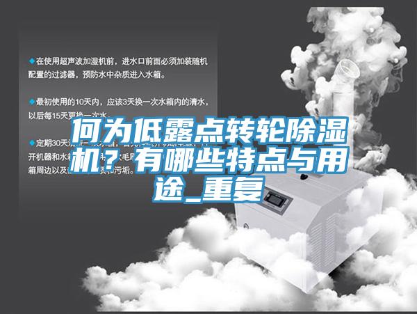 何為低露點(diǎn)轉(zhuǎn)輪除濕機(jī)？有哪些特點(diǎn)與用途_重復(fù)