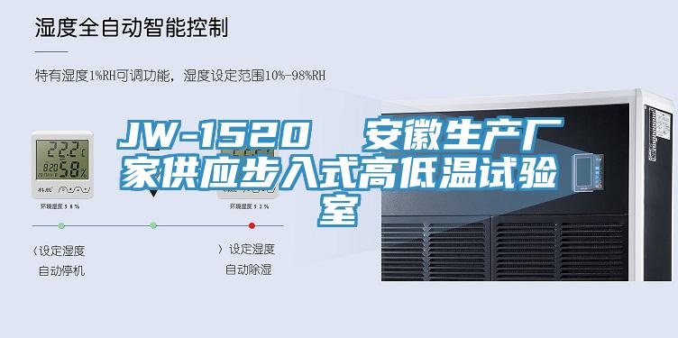 JW-1520  安徽生產(chǎn)廠家供應步入式高低溫試驗室
