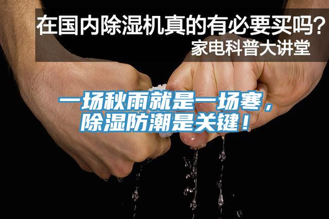 一場(chǎng)秋雨就是一場(chǎng)寒，除濕防潮是關(guān)鍵！