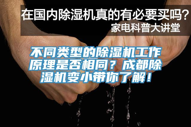 不同類型的除濕機工作原理是否相同？成都除濕機變小帶你了解！