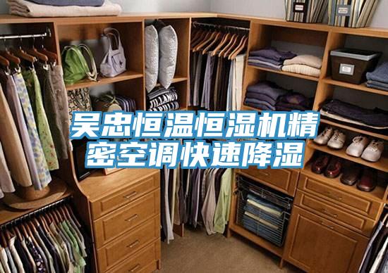 吳忠恒溫恒濕機精密空調(diào)快速降濕