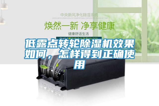 低露點(diǎn)轉(zhuǎn)輪除濕機(jī)效果如何，怎樣得到正確使用