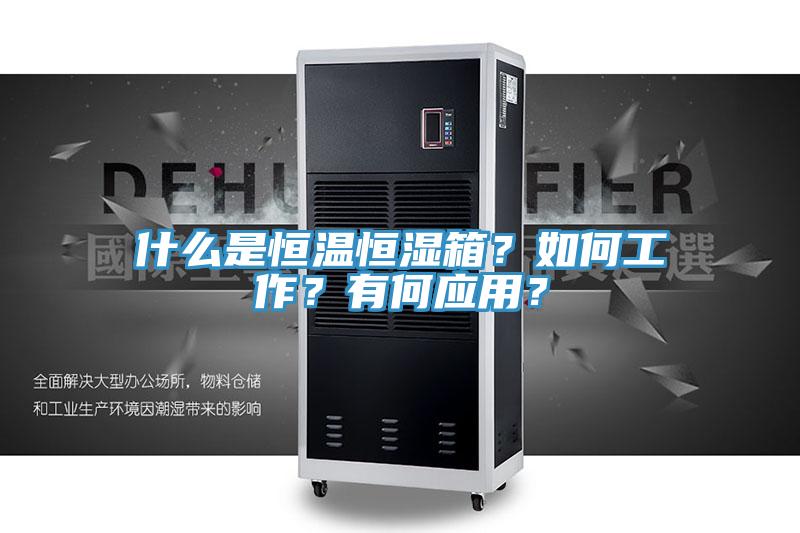 什么是恒溫恒濕箱？如何工作？有何應(yīng)用？