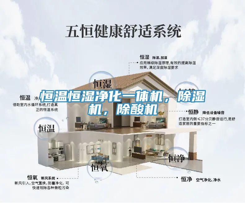 恒溫恒濕凈化一體機(jī)，除濕機(jī)，除酸機(jī)