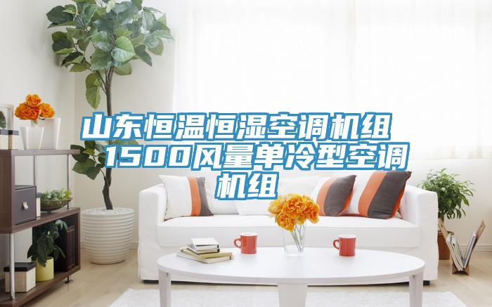 山東恒溫恒濕空調(diào)機組  1500風量單冷型空調(diào)機組