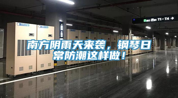 南方陰雨天來襲，鋼琴日常防潮這樣做！