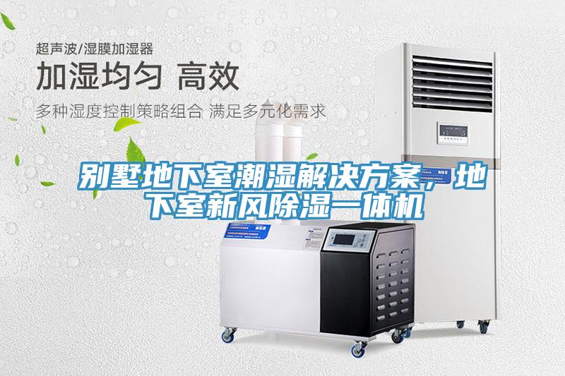 別墅地下室潮濕解決方案，地下室新風(fēng)除濕一體機(jī)
