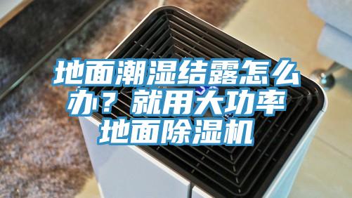 地面潮濕結(jié)露怎么辦？就用大功率地面除濕機(jī)