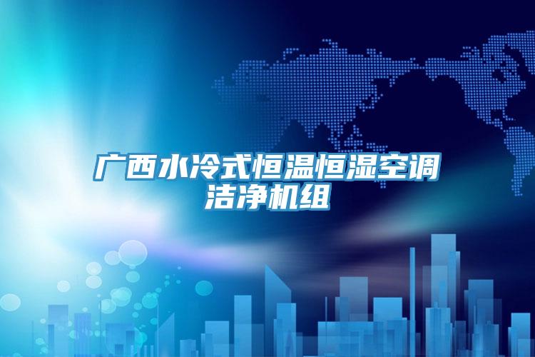 廣西水冷式恒溫恒濕空調(diào)潔凈機(jī)組