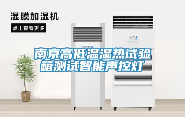 南京高低溫濕熱試驗(yàn)箱測(cè)試智能聲控?zé)?></div>
								<div   id=