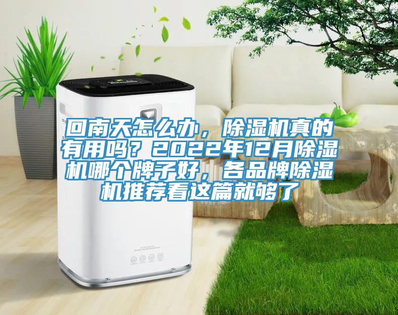 回南天怎么辦，除濕機(jī)真的有用嗎？2022年12月除濕機(jī)哪個(gè)牌子好，各品牌除濕機(jī)推薦看這篇就夠了