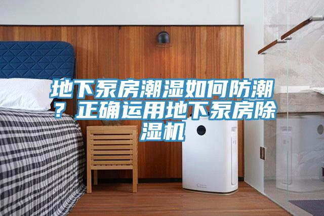 地下泵房潮濕如何防潮？正確運用地下泵房除濕機