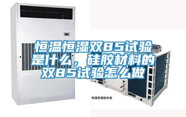 恒溫恒濕雙85試驗(yàn)是什么，硅膠材料的雙85試驗(yàn)怎么做