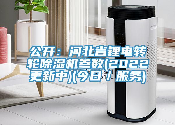 公開：河北省鋰電轉(zhuǎn)輪除濕機參數(shù)(2022更新中)(今日／服務(wù))