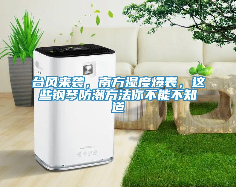 臺風(fēng)來襲，南方濕度爆表，這些鋼琴防潮方法你不能不知道