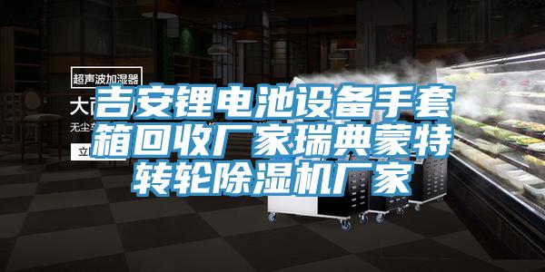 吉安鋰電池設(shè)備手套箱回收廠家瑞典蒙特轉(zhuǎn)輪除濕機(jī)廠家