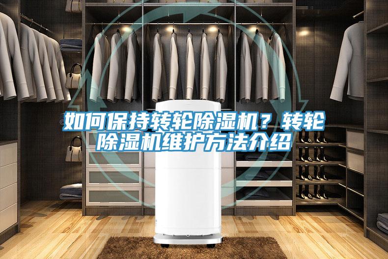 如何保持轉輪除濕機？轉輪除濕機維護方法介紹