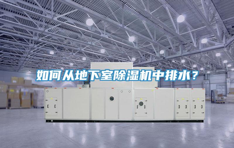 如何從地下室除濕機(jī)中排水？