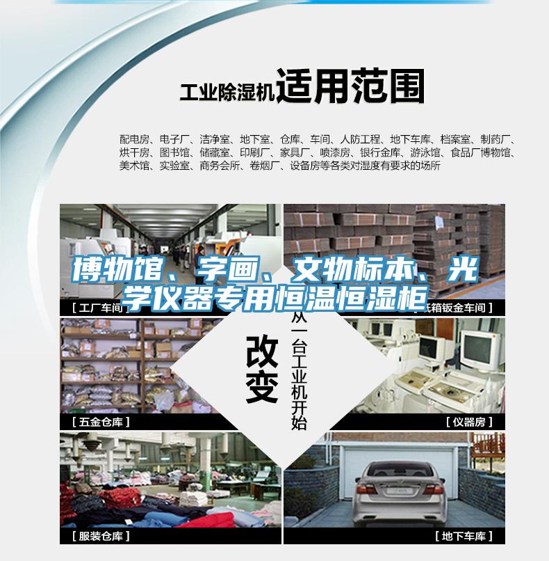 博物館、字畫、文物標(biāo)本、光學(xué)儀器專用恒溫恒濕柜