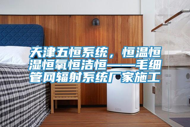 天津五恒系統(tǒng)，恒溫恒濕恒氧恒潔恒——毛細(xì)管網(wǎng)輻射系統(tǒng)廠家施工