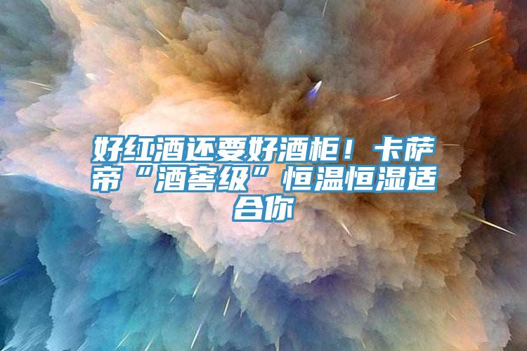 好紅酒還要好酒柜！卡薩帝“酒窖級(jí)”恒溫恒濕適合你