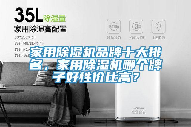 家用除濕機品牌十大排名，家用除濕機哪個牌子好性價比高？