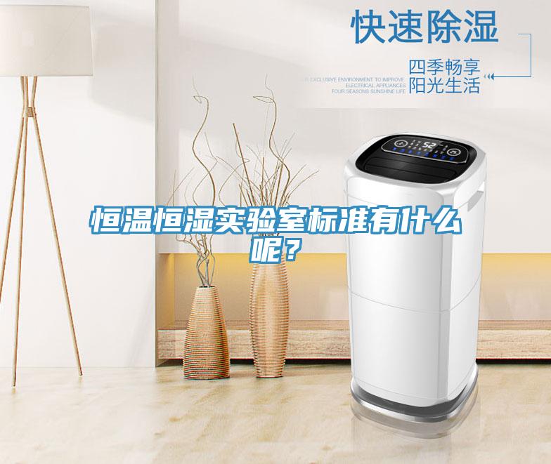 恒溫恒濕實驗室標(biāo)準(zhǔn)有什么呢？