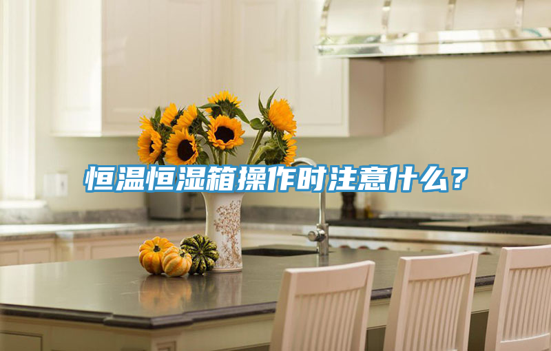 恒溫恒濕箱操作時(shí)注意什么？