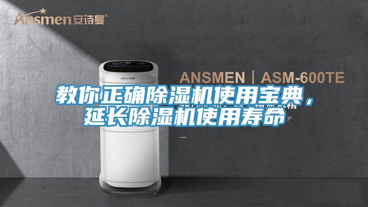 教你正確除濕機使用寶典，延長除濕機使用壽命