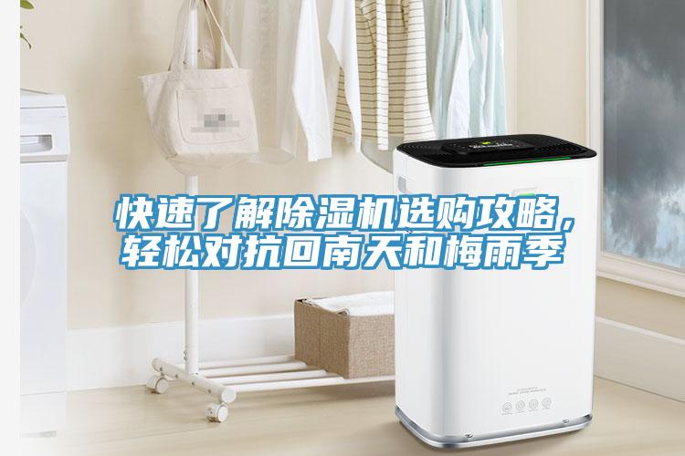 快速了解除濕機(jī)選購攻略，輕松對抗回南天和梅雨季