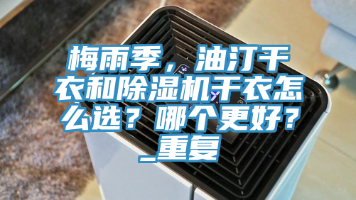 梅雨季，油汀干衣和除濕機(jī)干衣怎么選？哪個(gè)更好？_重復(fù)