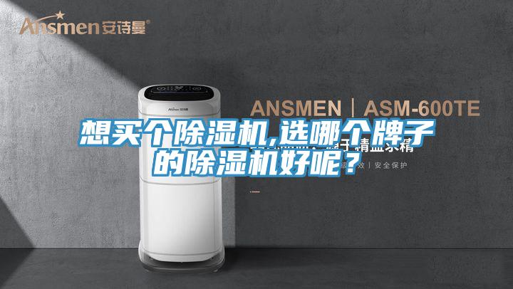 想買個除濕機,選哪個牌子的除濕機好呢？