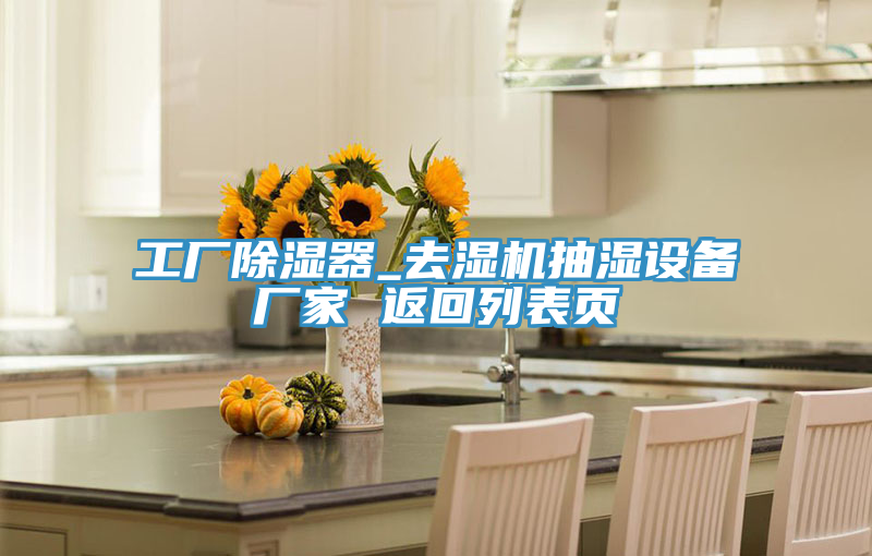 工廠(chǎng)除濕器_去濕機(jī)抽濕設(shè)備廠(chǎng)家 返回列表頁(yè)