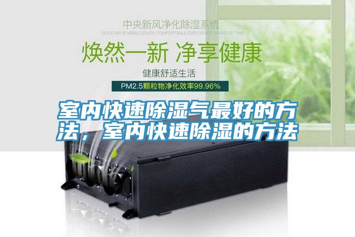 室內(nèi)快速除濕氣最好的方法，室內(nèi)快速除濕的方法