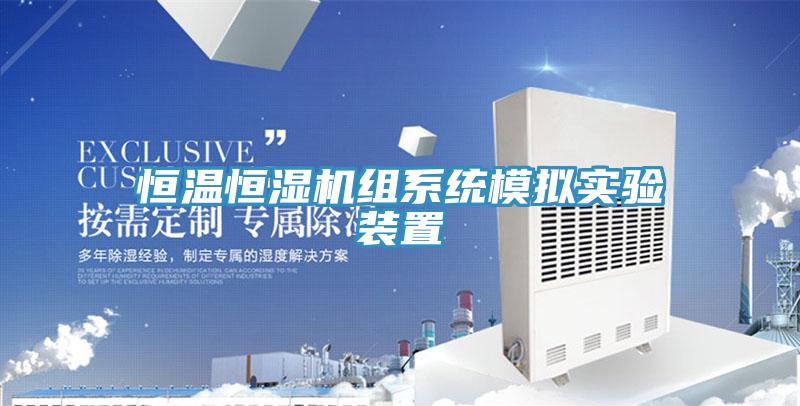 恒溫恒濕機(jī)組系統(tǒng)模擬實(shí)驗裝置