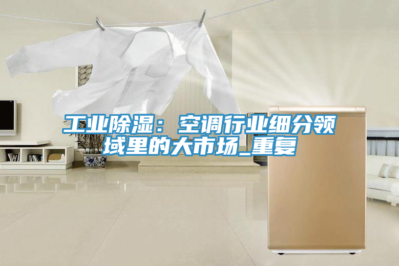 工業(yè)除濕：空調(diào)行業(yè)細(xì)分領(lǐng)域里的大市場_重復(fù)