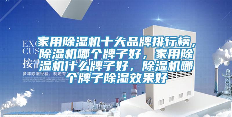 家用除濕機十大品牌排行榜，除濕機哪個牌子好，家用除濕機什么牌子好，除濕機哪個牌子除濕效果好