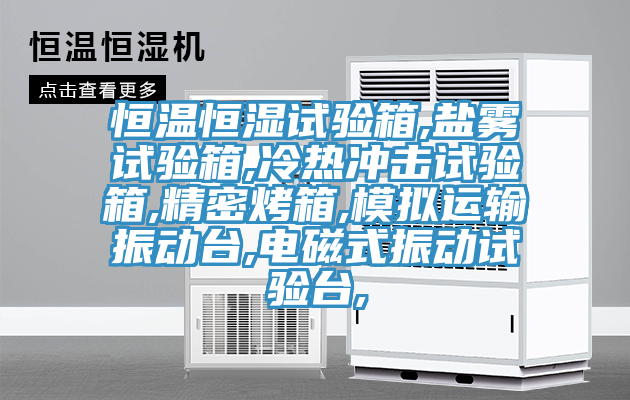 恒溫恒濕試驗(yàn)箱,鹽霧試驗(yàn)箱,冷熱沖擊試驗(yàn)箱,精密烤箱,模擬運(yùn)輸振動(dòng)臺,電磁式振動(dòng)試驗(yàn)臺,