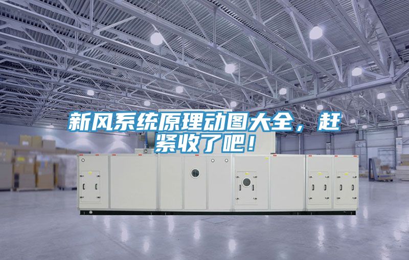 新風系統(tǒng)原理動圖大全，趕緊收了吧！