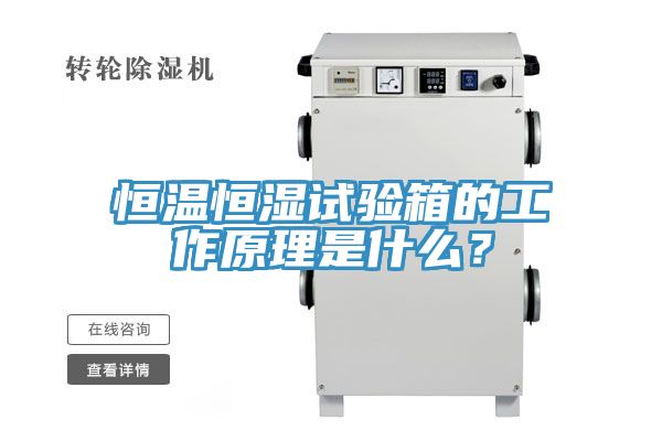 恒溫恒濕試驗箱的工作原理是什么？