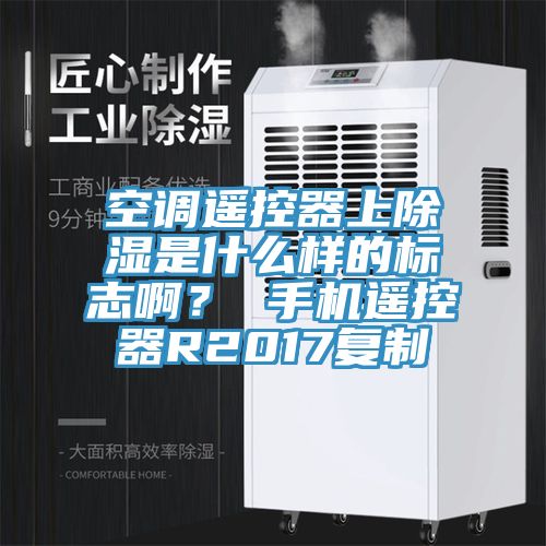 空調(diào)遙控器上除濕是什么樣的標(biāo)志??？ 手機遙控器R2017復(fù)制