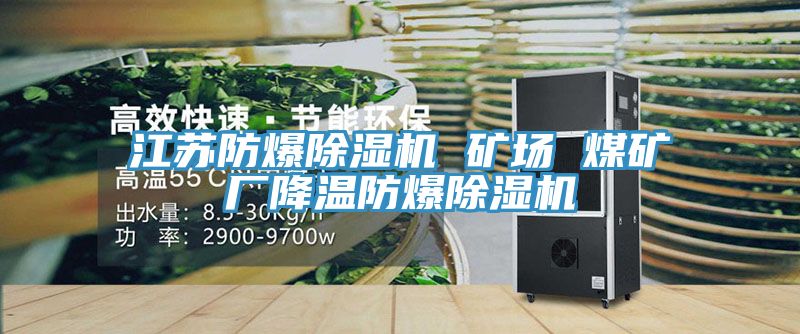 江蘇防爆除濕機(jī) 礦場 煤礦廠降溫防爆除濕機(jī)