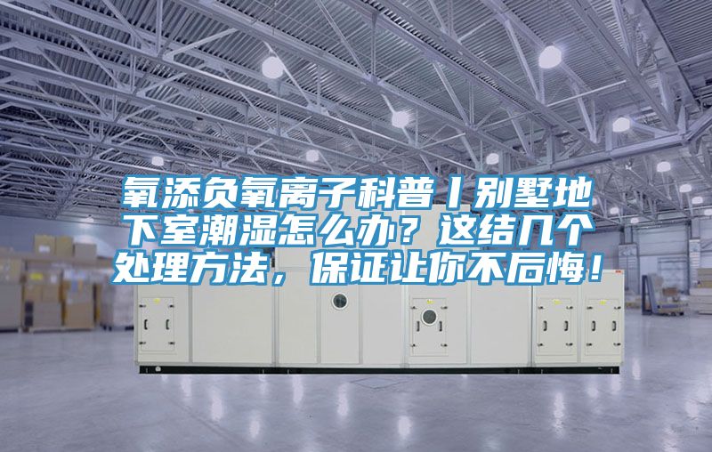 氧添負(fù)氧離子科普丨別墅地下室潮濕怎么辦？這結(jié)幾個(gè)處理方法，保證讓你不后悔！