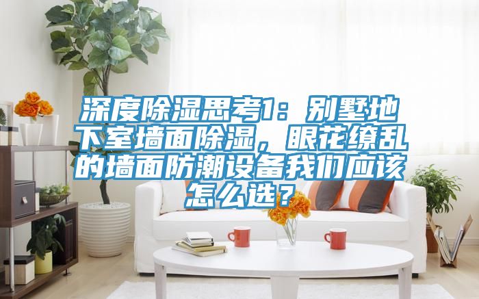 深度除濕思考1：別墅地下室墻面除濕，眼花繚亂的墻面防潮設備我們應該怎么選？
