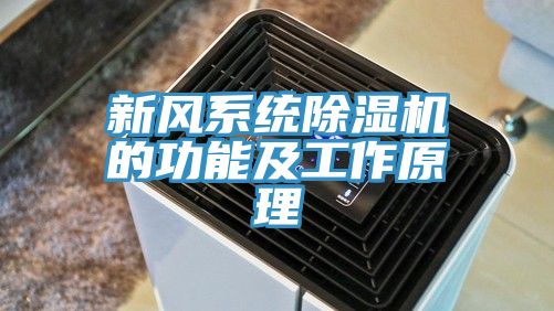 新風(fēng)系統(tǒng)除濕機的功能及工作原理