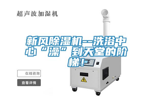 新風除濕機--洗浴中心“澡”到天堂的階梯！