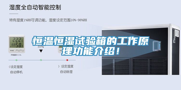 恒溫恒濕試驗箱的工作原理功能介紹！