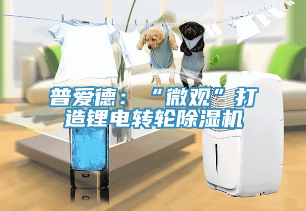 普愛德：“微觀”打造鋰電轉(zhuǎn)輪除濕機